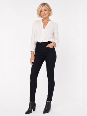 Gap 1969 True Skinny Super High Rise Black Jeans Size 27